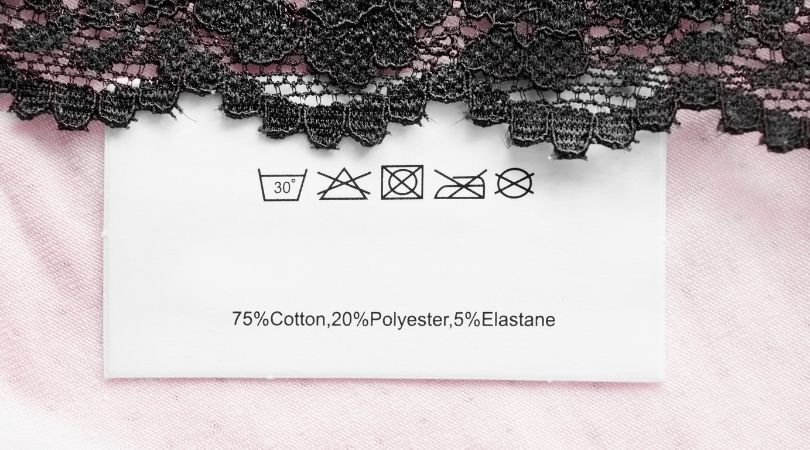 fiber content label