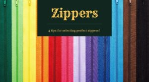 types of zippers