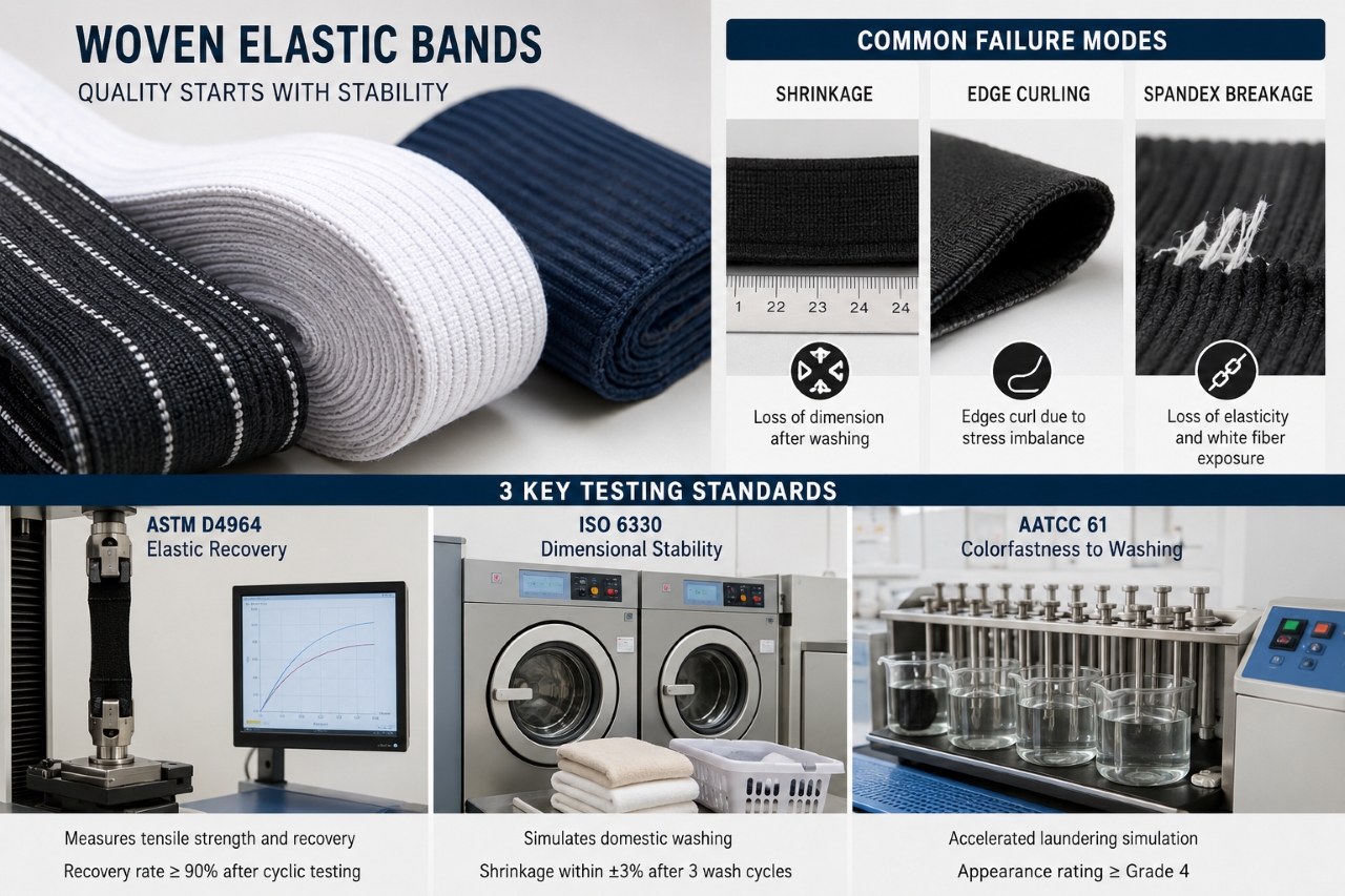 Woven Elastic Bands Quality Control